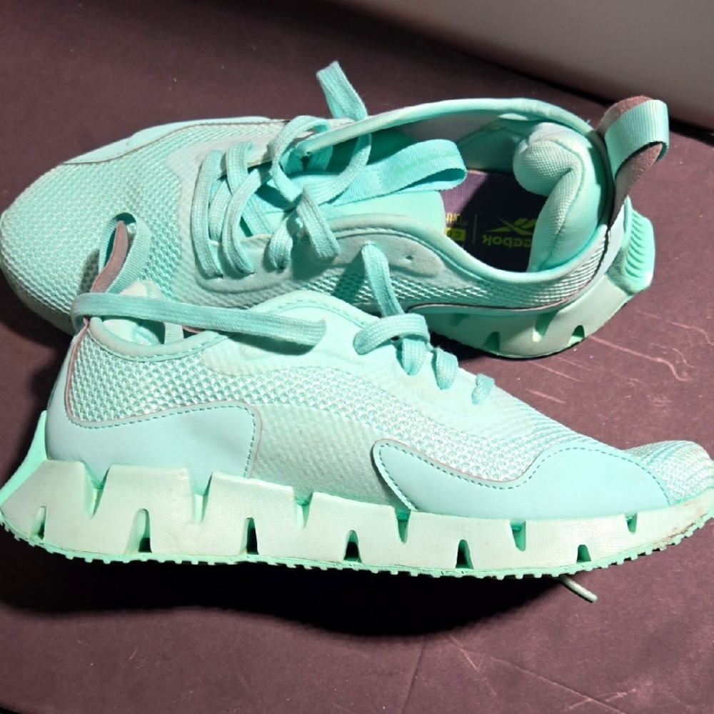 Reebok Zig Dynamica in Pixel Mint, Size 8.5